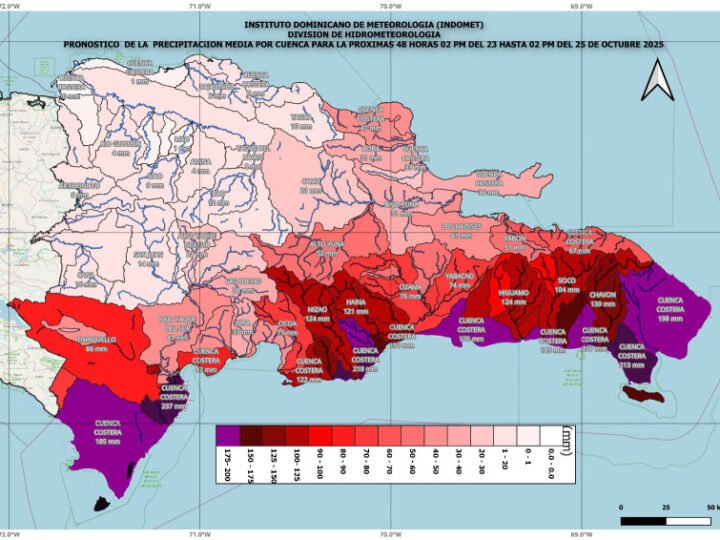 Indomet advierte inundaciones repentinas y mucha lluvia