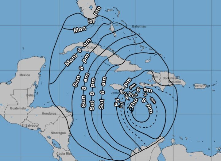 Gobierno suspende trabajo y docencia para este viernes por efectos de tormenta Melissa