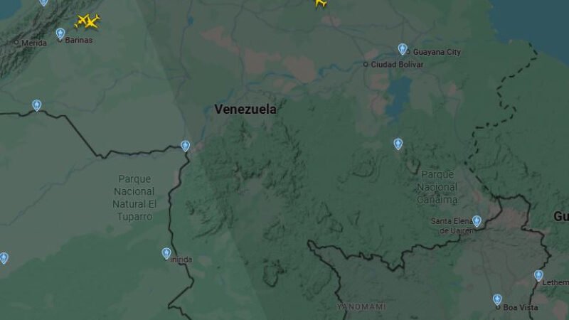 EEUU  intimida con sobrevuelo de aviones de combate a Venezuela violando es espacio aéreo