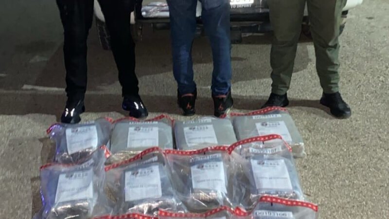 Incautan 78 libras de marihuana en Las Matas de Farfán, apresan una persona