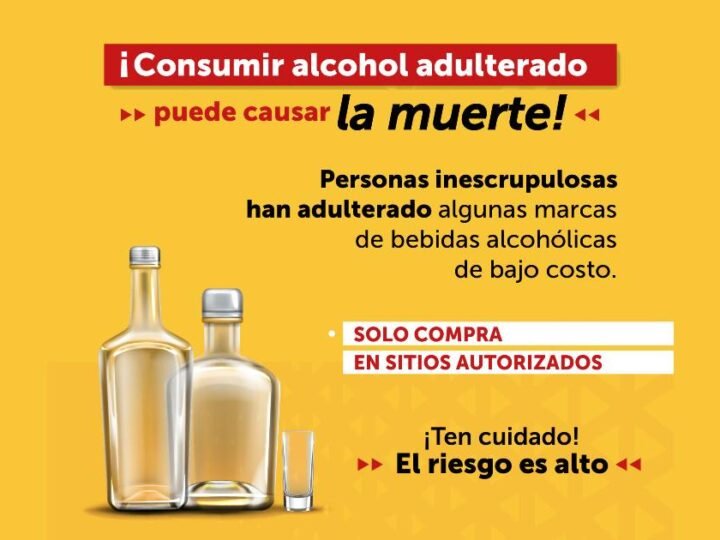 Alcohol adulterado: un riesgo mortal en tiempos de celebración