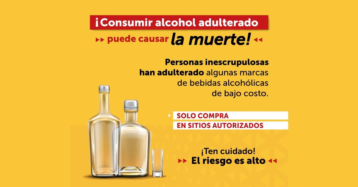 Alcohol adulterado: un riesgo mortal en tiempos de celebración