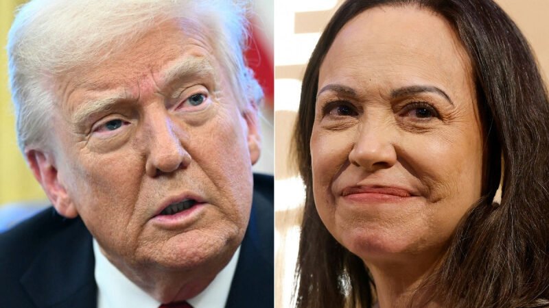 Trump recibe a la líder opositora venezolana Machado mientras afianza el diálogo con Caracas