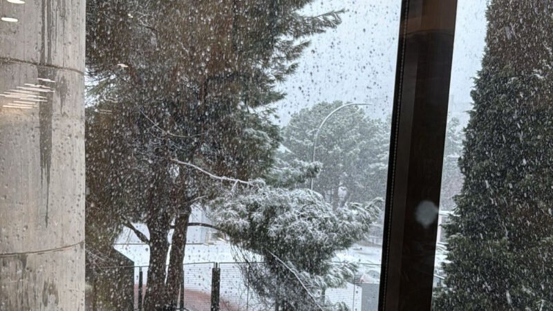 Kristin alerta por nieve, lluvia y viento en Madrid