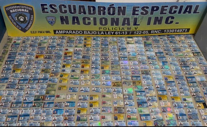 Apresan hombre con 538 carnets de instituciones policiales, militares y afines