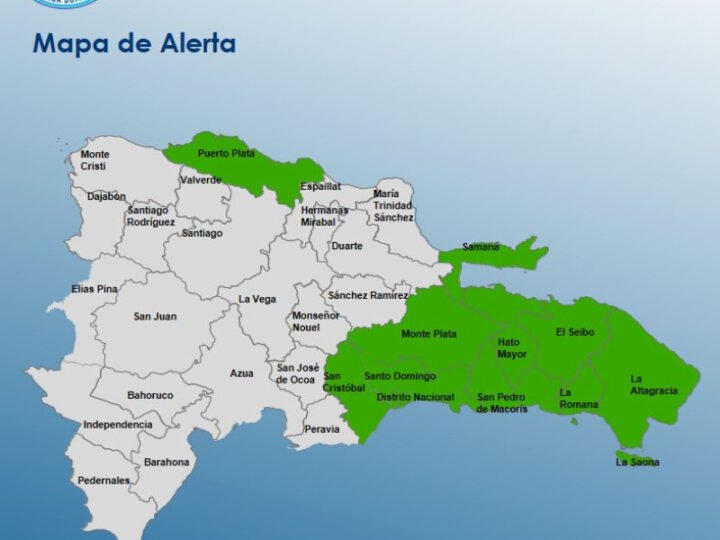 11 provincias en alerta verde por frente frío y vaguada