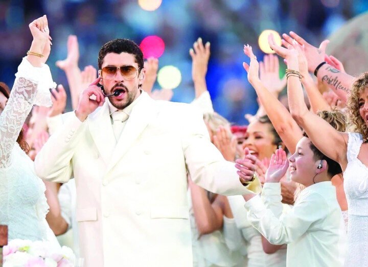 El Show de medio tiempo de Bad Bunny solo alcanzó audiencia 128.2 millones de espectadores