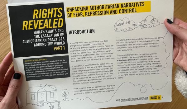 Amnistía Internacional reconoce la valentía de Alan Vargas y Samantha Radio Online