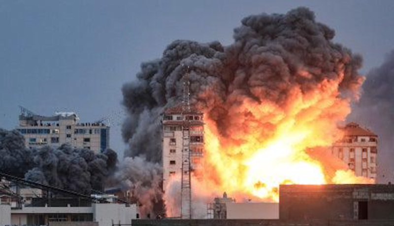 Nueve policías mueren durante un ataque israelí en Gaza