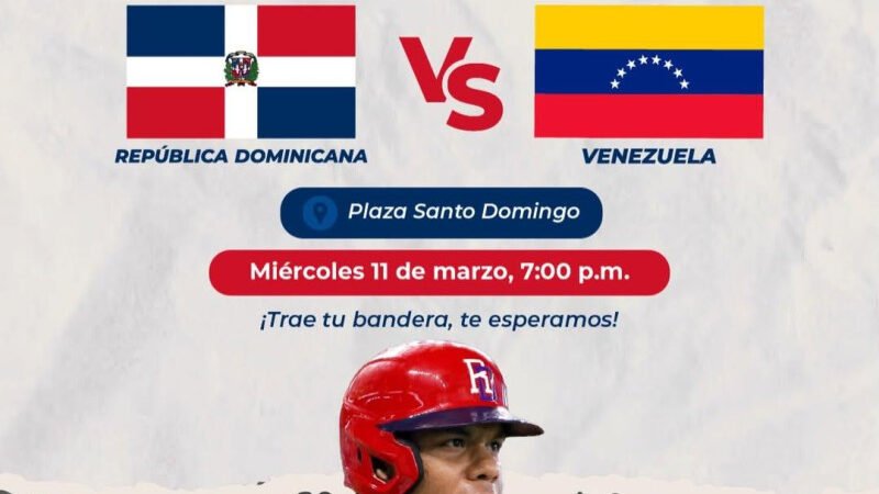 Juego de RD vs. Venezuela se  transmitirá en pantalla gigante en el Malecón de Santo Domingo