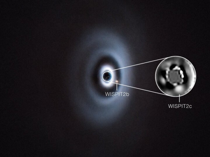 Captan dos planetas en formación alrededor de una joven estrella