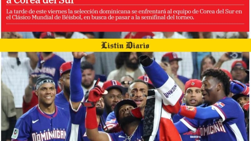 Dominicana y Corea del Sur