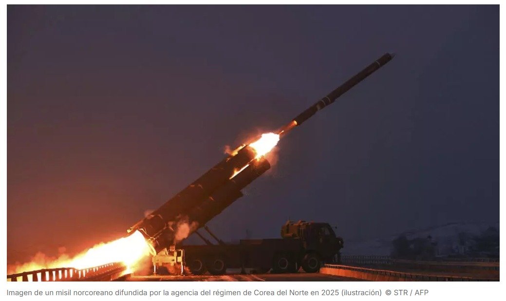 Corea del Norte lanza 10 misiles balísticos no identificados, según Seúl