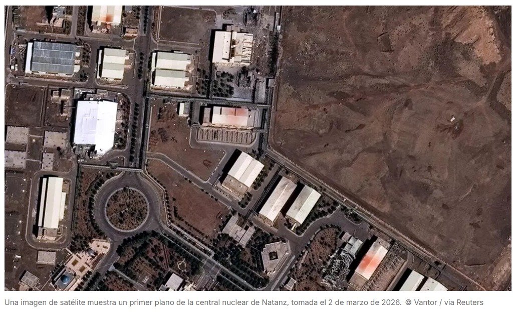 Irán denuncia ataque de EEUU e Israel contra controvertida instalación nuclear en Natanz