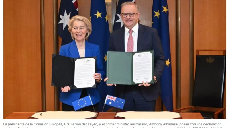Amplio acuerdo comercial entre Australia y la Unión Europea