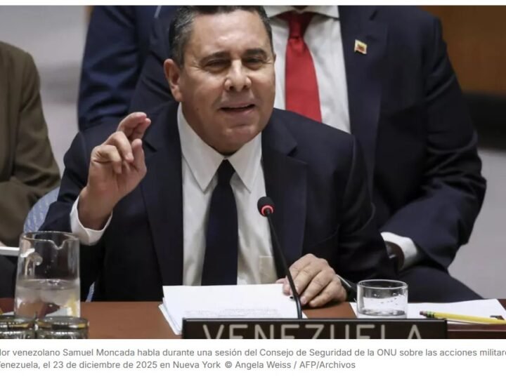 Presidenta de Venezuela destituye al embajador ante la ONU nombrado por Maduro