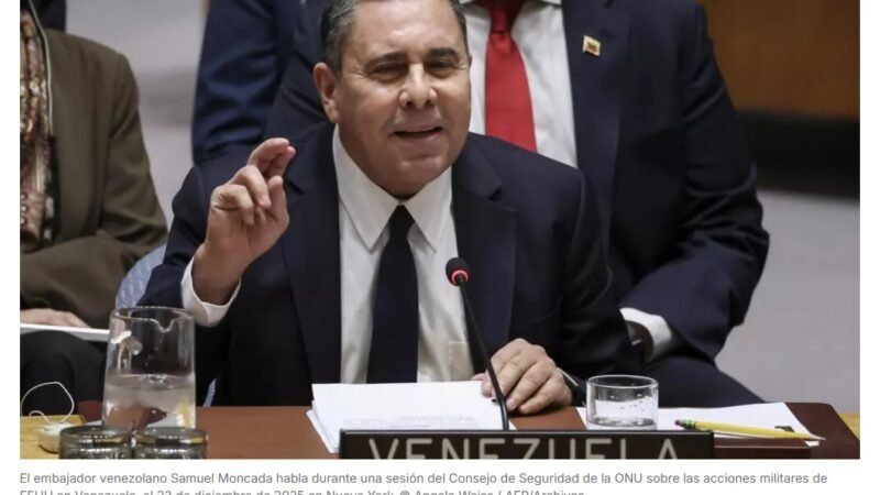 Presidenta de Venezuela destituye al embajador ante la ONU nombrado por Maduro