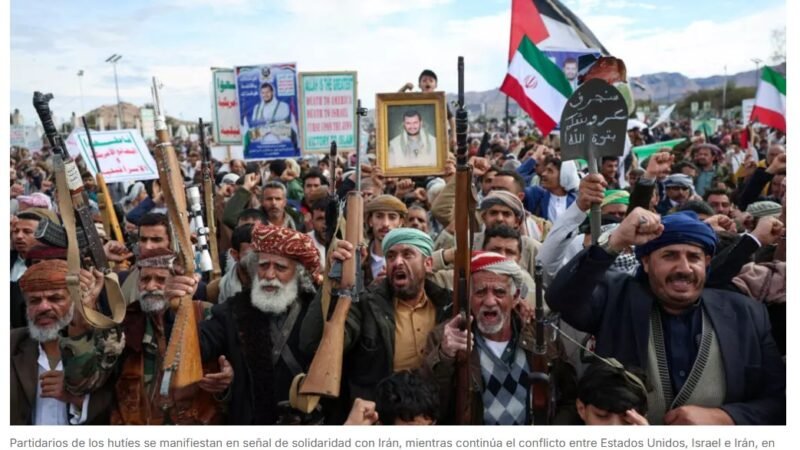 Los hutíes de Yemen se suman a la guerra con un primer ataque contra Israel