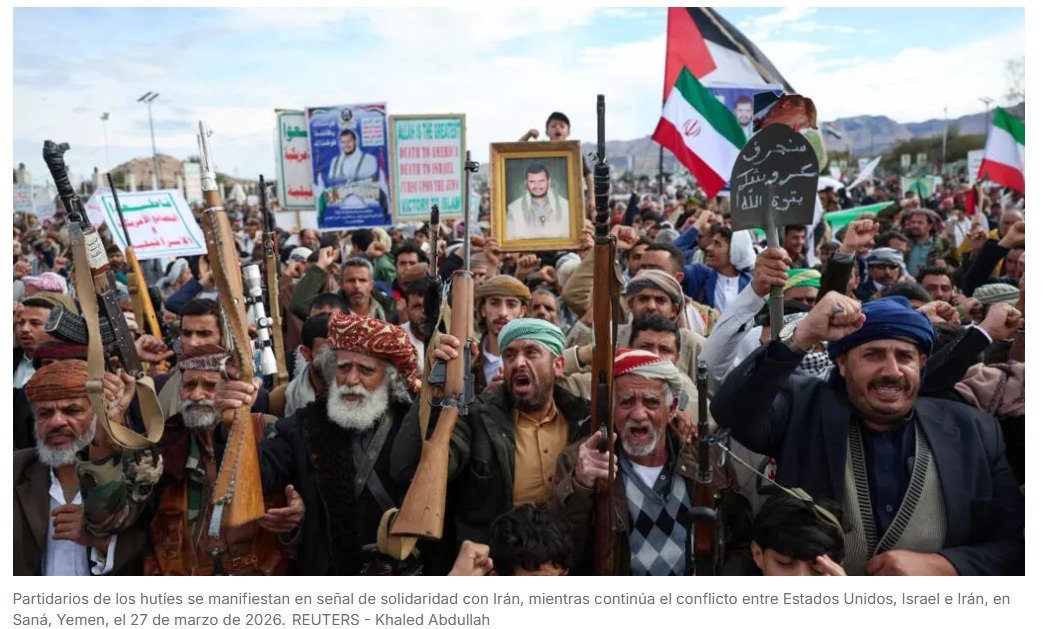 Los hutíes de Yemen se suman a la guerra con un primer ataque contra Israel