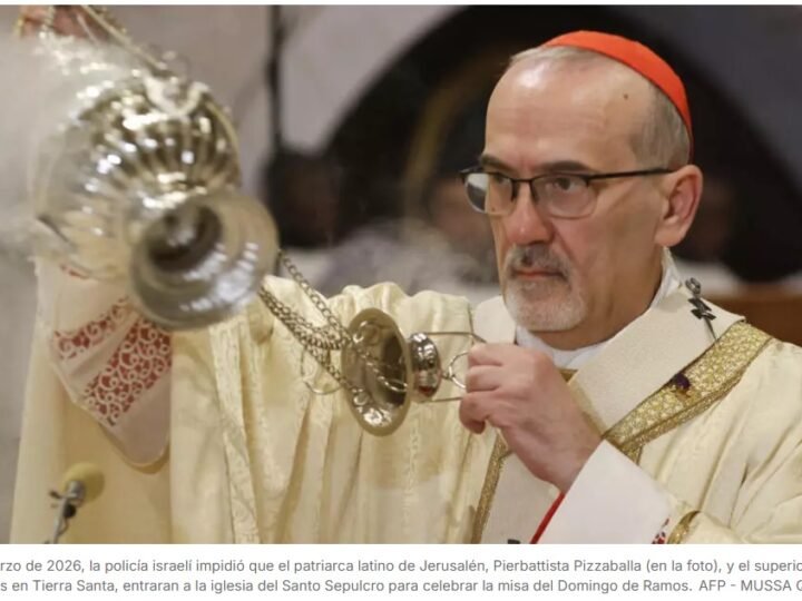 Policía israelí  impide celebrar  misa del Domingo de Ramos en Jerusalén