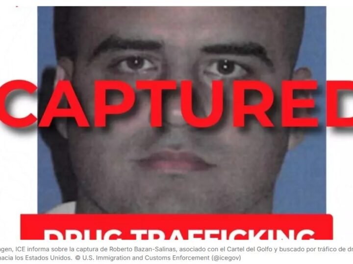 ICE y autoridades mexicanas capturan a narcotraficante del Cartel del Golfo