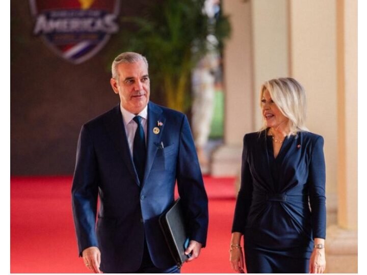 Luis Abinader  en  la cumbre “Escudo de las Américas” convocada por Donald Trump