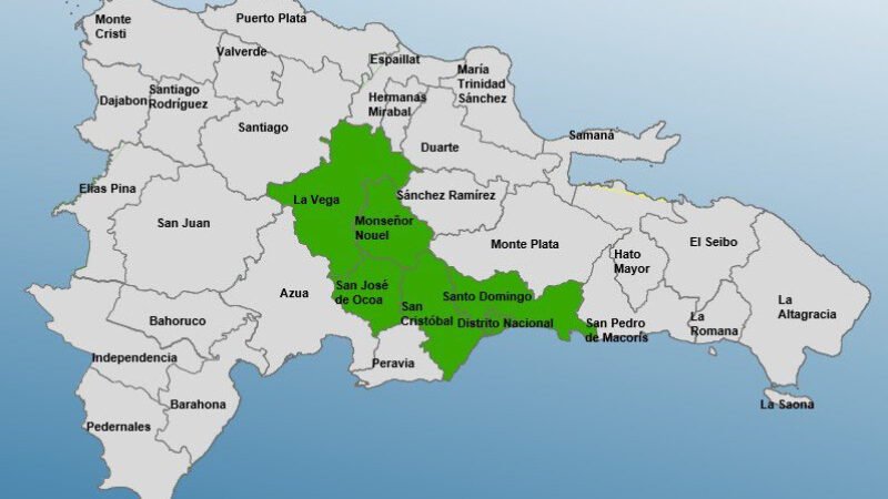 Aumentan  provincias en alerta por vaguada