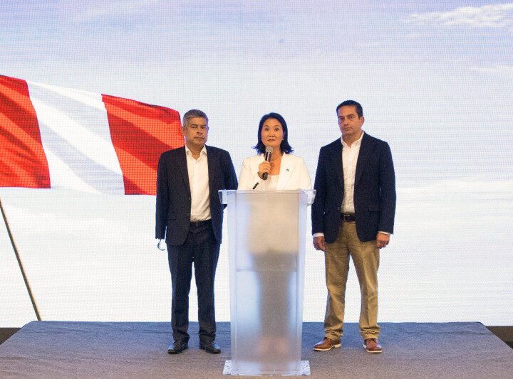 Fujimori y la izquierda ante un inminente balotaje en Perú