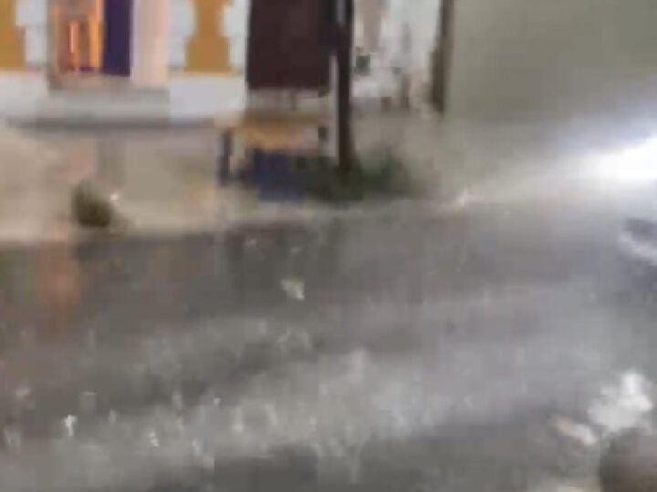 Granizadas en zonas del Gran Santo Domingo
