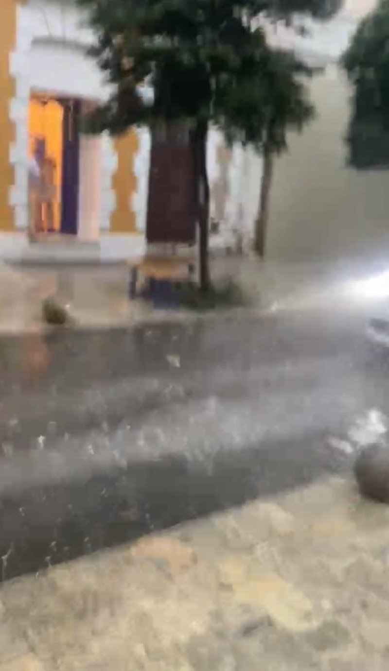Granizadas en zonas del Gran Santo Domingo