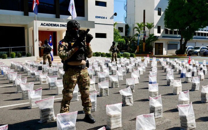 1.6 toneladas de cocaína incautadas en Pedernales