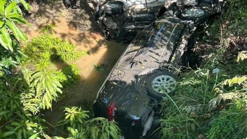 Se accidenta escolta presidencial y hay tres heridos en Puerto Plata