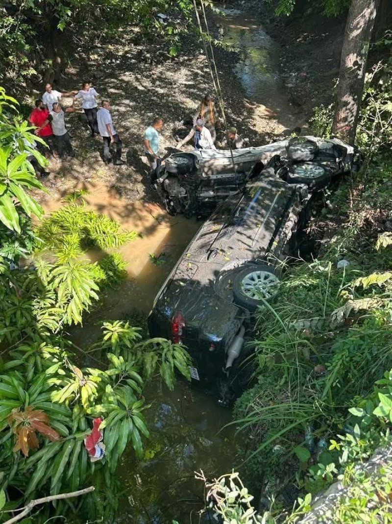 Se accidenta escolta presidencial y hay tres heridos en Puerto Plata