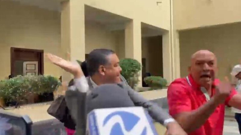 Propinan bofetada en el Palacio de Justicia