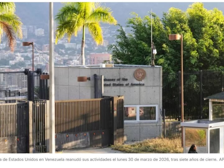Tras siete años de cierre, la embajada de Estados Unidos en Caracas vuelve a funcionar