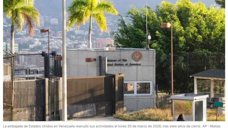 Tras siete años de cierre, la embajada de Estados Unidos en Caracas vuelve a funcionar