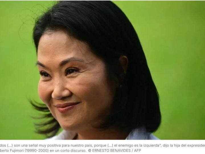 Perú: hacia una segunda vuelta entre Fujimori y López Aliaga