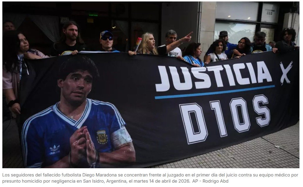 Inicia el segundo juicio por la muerte de Diego Maradona