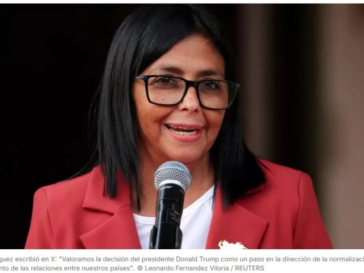 EEUU levanta las sanciones contra la presidenta interina de Venezuela, Delcy Rodríguez