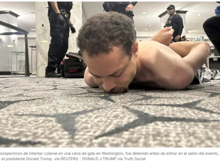 Comparece ante la justicia el autor del atentado frustrado en la gala en presencia de Trump