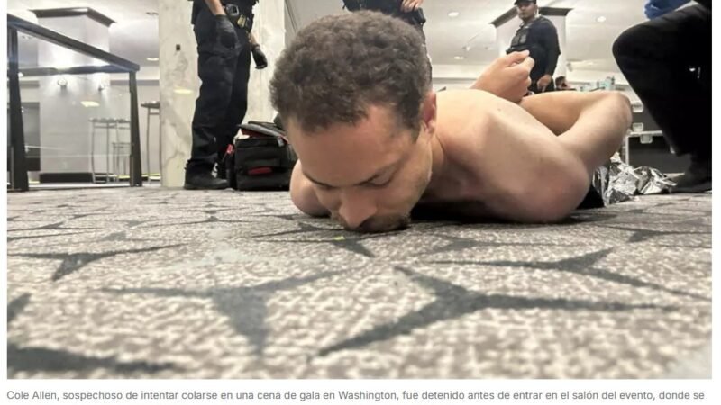 Comparece ante la justicia el autor del atentado frustrado en la gala en presencia de Trump