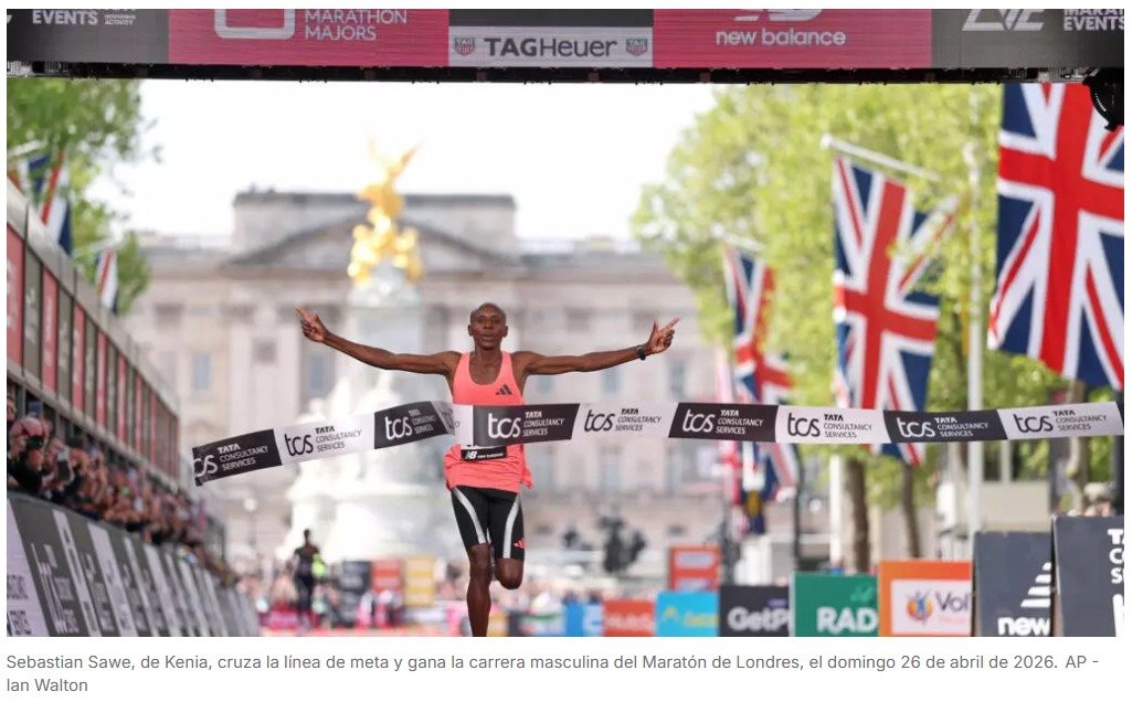Sebastian Sawe se convierte en el primer hombre en romper la barrera de las dos horas en una Maratón