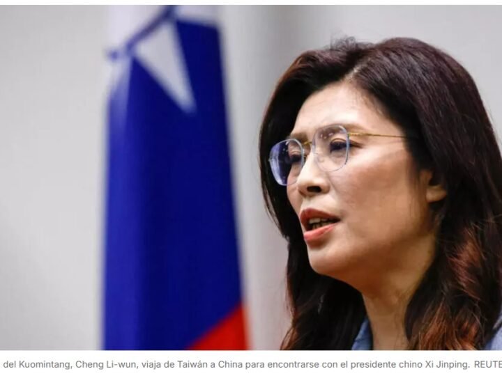 Opositora taiwanesa llega a China para un encuentro clave con Xi Jinping