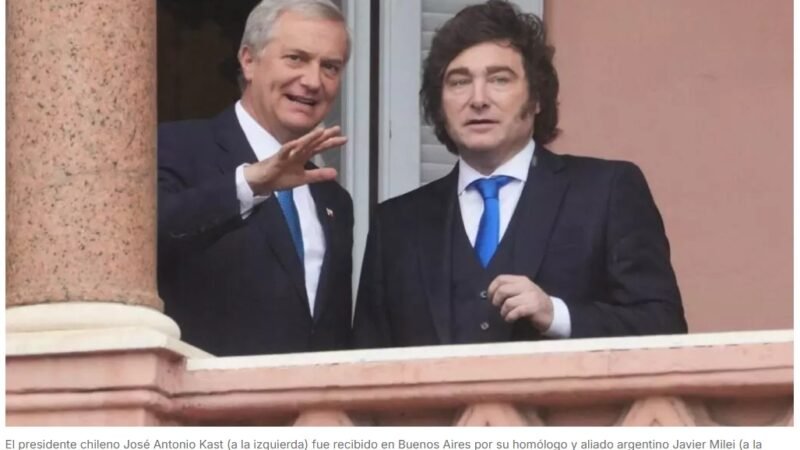 Kast y Milei: bloque de las derechas duras en Sudamerica