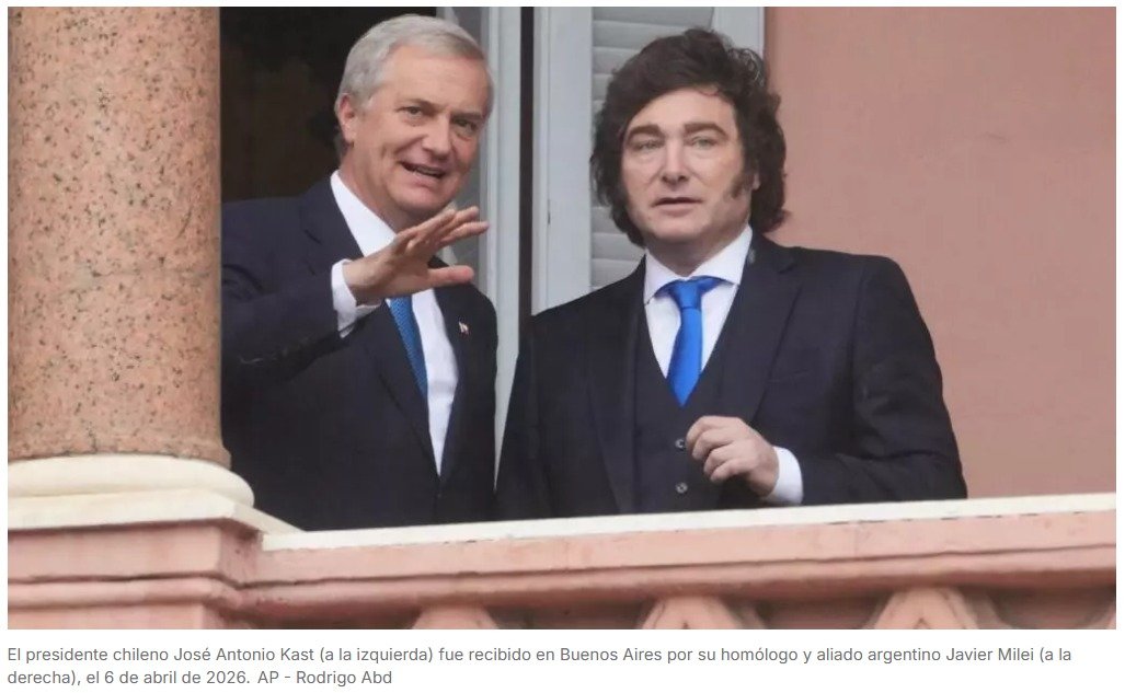 Kast y Milei: bloque de las derechas duras en Sudamerica