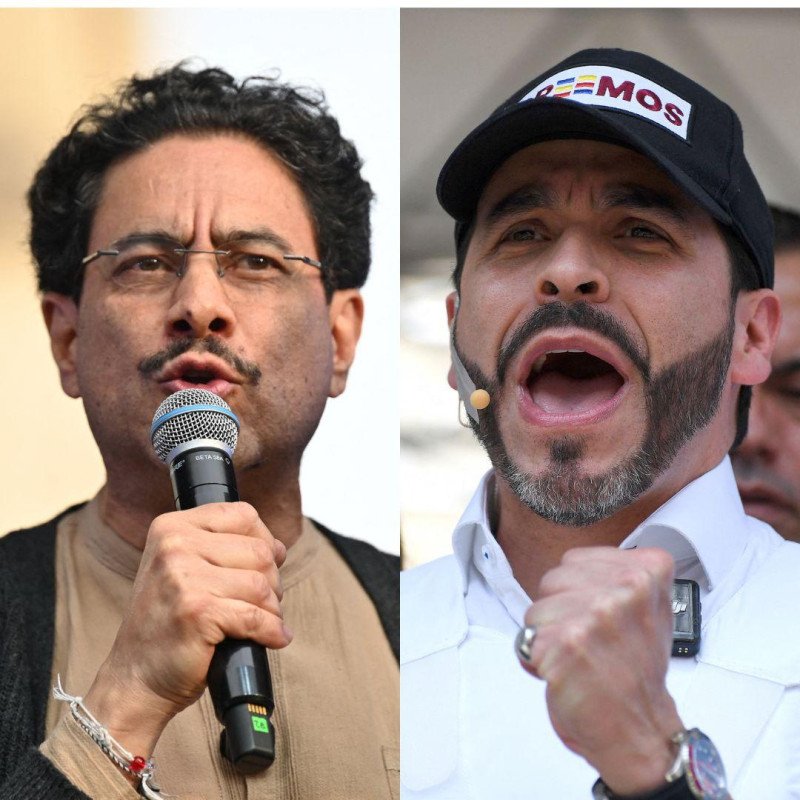 Abelardo de la Espriella e Iván Cepeda van a segunda vuelta presidencial en Colombia