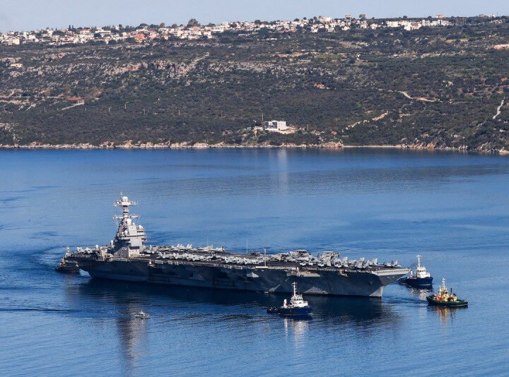 Regresa el mayor portaviones americano después de un año en el Caribe y Oriente Medio