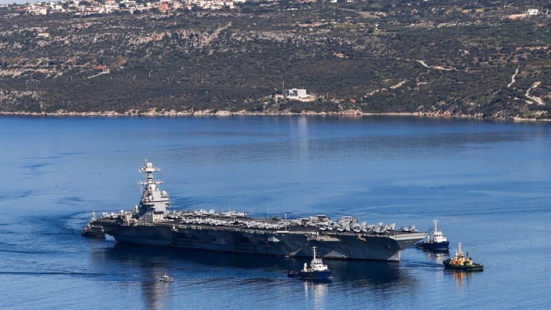 Regresa el mayor portaviones americano después de un año en el Caribe y Oriente Medio