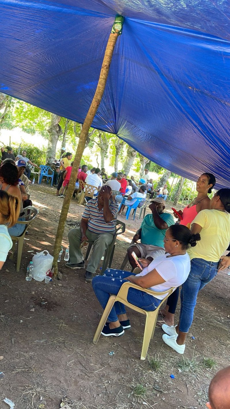 Instalan campamento en terreno donde construirán vertedero en La Cuaba