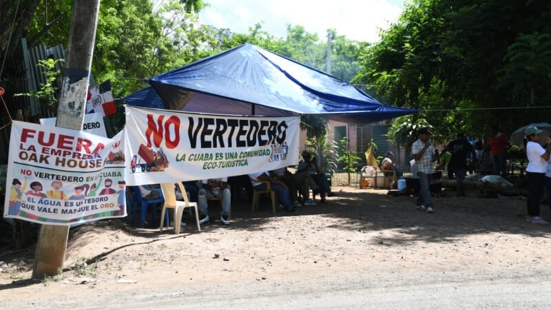 Continúa la lucha contra un posible vertedero en la comunidad de la Cuaba